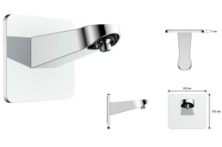 Душевой комплект Vincea Inspire VSFW-3I22MT3RMB встраиваемый, термостатический, двухрежимный, черный