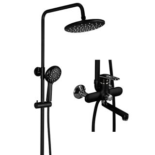 Душевая стойка Frap F2449-6 черный