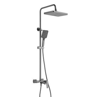 Душевая стойка Shevanik S4226T оружейная сталь