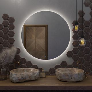 Зеркало с подсветкой Onika Сола 205025 50см