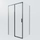 Душевой уголок Vincea Soft 2 VSR-3SO28012CLB, 1200*800, черный, стекло прозрачное