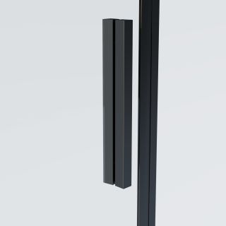 Душевой уголок Vincea Soft 2 VSR-3SO28012CLB, 1200*800, черный, стекло прозрачное