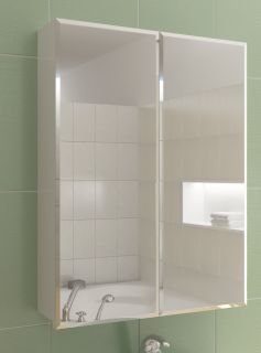 Зеркальный шкаф VIGO Grand 550 белый