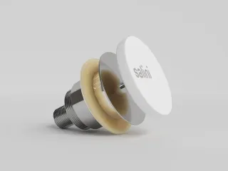 Донный клапан для ванны Salini S-Sense 15221WM D 402 белый матовый