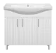 Напольная тумба под раковину Misty Изео Э-Изе01070-021Н 92.8 см белый