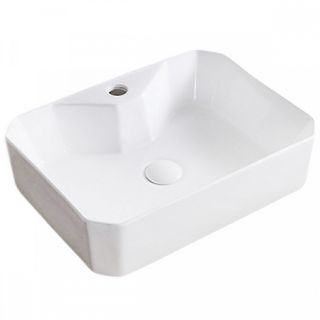 Раковина накладная BelBagno 49см белая BB1387