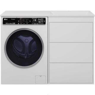 Напольная тумба под раковину Brevita Grafit 120 R УТ000015421 Белая матовая