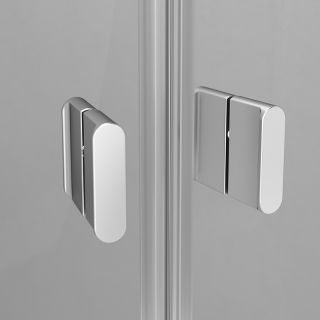 Душевой уголок AM.PM X-Joy Twin Slide 80х80 W88E-205-080MT64 профиль Хром матовый стекло прозрачное