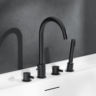 Смеситель на борт ванны Damixa Scandinavian Pure 360400300 Черный матовый