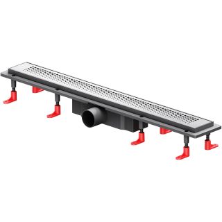 Душевой лоток AM.PM PrimeFlow 70 W02SC-P11-070-01SB с решеткой Хром матовый Cut Gradient