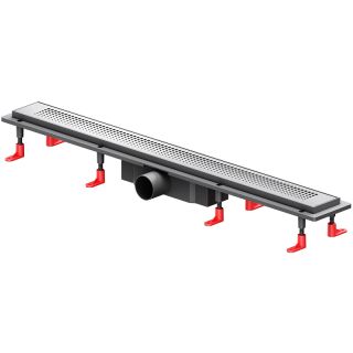 Душевой лоток AM.PM PrimeFlow 80 W02SC-P11-080-01SB с решеткой Хром матовый Cut Gradient