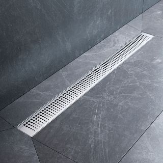 Душевой лоток AM.PM MasterFlow 80 W01SC-P11-080-01SB с решеткой Хром матовый Cut Gradient