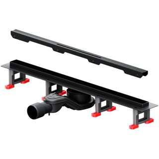 Душевой лоток AM.PM MasterFlow 60 W01SC-S11-060-05BM с Черной матовой решеткой Slim line