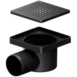 Душевой трап AM.PM PrimeFlow 10 W02BD-P11-010-01BM с Черной матовой решеткой Cut Gradient