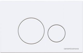 Инсталляция для унитаза Ceramica Nova Envision CN1001W с кнопкой смыва Round белый