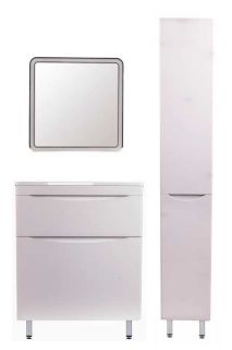 Тумба под раковину Style Line Бергамо СС-00002310 мини 70 Люкс антискрейтч Plus 70 см