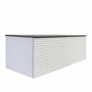 Тумба с раковиной Comforty Геленджик 00-00018719 120 см белый матовый