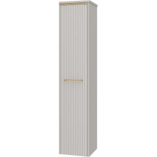 Подвесной шкаф - пенал Brevita Elche 35 L ELC-05035-010L Серый кашемир Золото