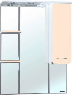 Зеркало-шкаф с подсветкой Bellezza Мари 85см правый бежевый 4612914001224