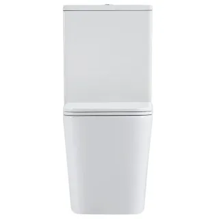 Унитаз-компакт Black&White Universe 7703W безободковый белый