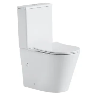 Унитаз-компакт Black&White Universe 7793W безободковый белый