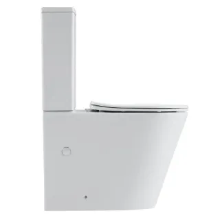 Унитаз-компакт Black&White Universe 7793W безободковый белый