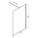 Душевая перегородка AM.PM X-Joy 110 W94UWI-110-F1-MTE профиль Хром матовый стекло прозрачное
