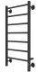 Электрический полотенцесушитель Larusso Джаз П7 40x80см чёрный матовый 4670078536440