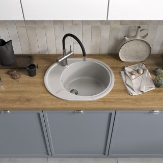 Мойка кухонная Reflexion Allonge 58-GR RF0658GR серый