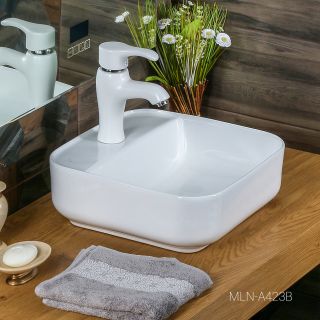 Накладная раковина Melana A423B-803 39см белый