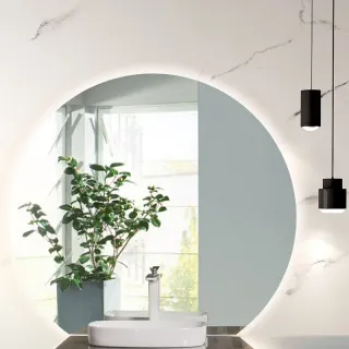 Зеркало с подсветкой Black&White Universe 915.1000MR 110 см без кнопки включения