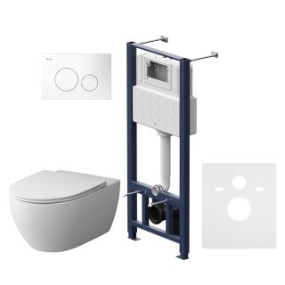 AM.PM Awe Комплект унитаз с инсталляцией IS49001.111700