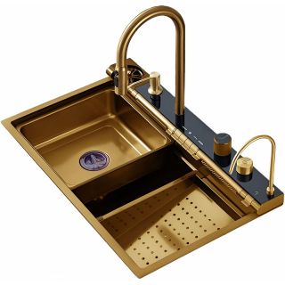 Мойка кухонная Ceruttispa Gloria Pro nano 75 CT11109 Золото