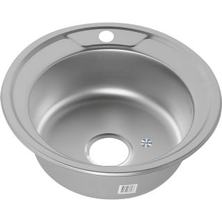 Мойка 490 Melana 0,6/160 хром с сифоном (151/2 D *12)