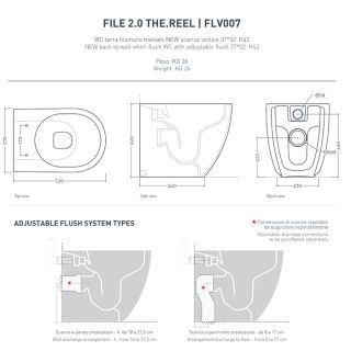 Унитаз Artceram File 2.0 FLV007 01 00 белый