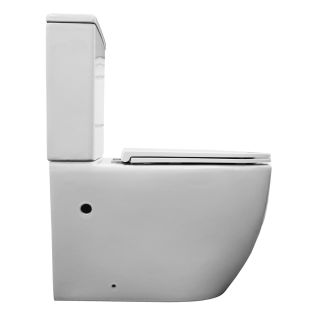 Унитаз напольный Azario Verona AZ-8301 безободковый смыв торнадо с сиденьем микролифт