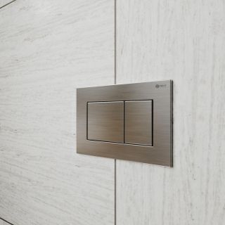 Клавиша смыва Point Ника PN44081SB сталь брашированная