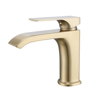 Смеситель для раковины Prohanss P61.10.03 золотой сатин