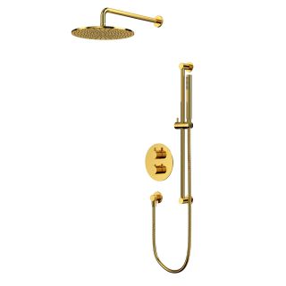 Душевой комплект термостатический WHITECROSS Y YSET09GL золото