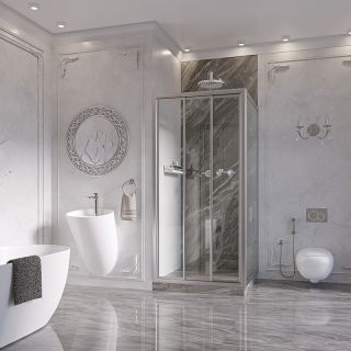 Душевой уголок Ambassador Forsa 17021101NX-70NX 100x70см хром/прозрачное