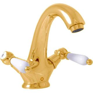 Смеситель для раковины Rav Slezak Morava retro MK528.5Z золото