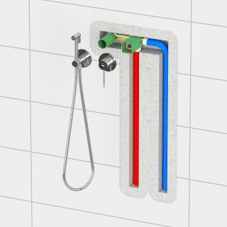 Гигиенический душ со смесителем Timo Saona 2339/13SM никель матовый