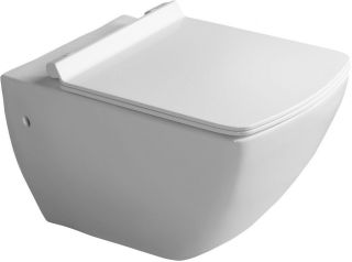 Подвесной унитаз Isvea Purita 10PL02007SV ободковый крышка микролифт белый