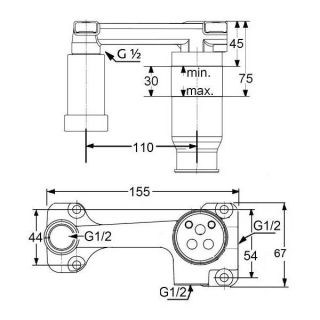 Смеситель для раковины Kludi BOZZ SET 382450576s хром