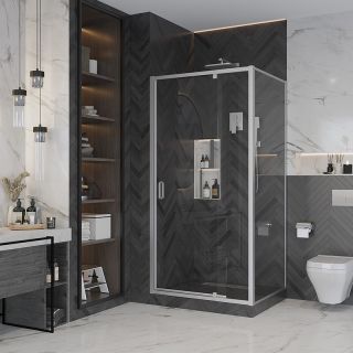 Душевой уголок Ambassador Elysium 111021102KX-80KX 80x80см хром/прозрачное