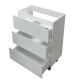 Напольная тумба под раковину Эстет Bali New ФР-00009962 65см три ящика белый