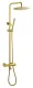 Душевая стойка c термостатом Boheme Uno 468-T-MG золото матовое