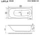 Акриловая ванна Whitecross Layla 0102.180080.100 180x80см белый глянец