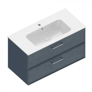 Тумба под раковину Kerama Marazzi Piano Classic PIA.CL.95\BLU.M 95 см ясень синий матовый