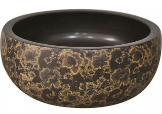 Раковина накладная SantiLine SL-7012 43см декоративная с узором